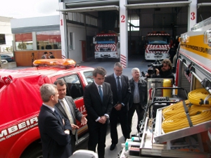 Entrega de 8 vehículos de emergencias nuevos en el Consorcio Provincial Contraincendios e Salvamento da Coruña