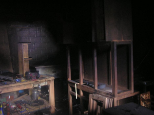 Extinguido un incendio en una carpintería en la parroquia de Cabodantoi, en el ayuntamiento de A Capela